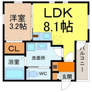 Neige(ネージュ)【3階】の間取り