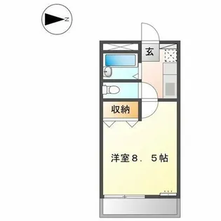 ロジュマンⅠ【3階】の間取り