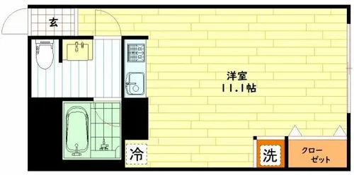 鴫野センタービル【4階】の間取り