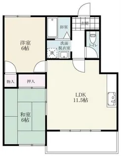 タプロコート弐番館【103号室】の間取り