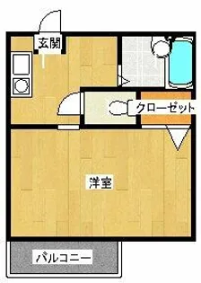 パール有野【2階】の間取り