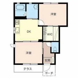 すみれ館A【1階】の間取り