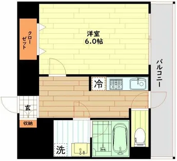 ヴァンスタージュ姫里【3階】の間取り