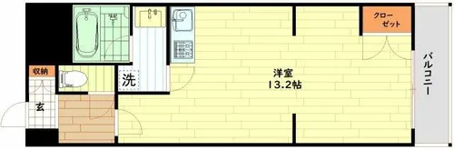 リブラン淀【7階】の間取り