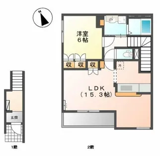 ハイム クラシス【2階】の間取り