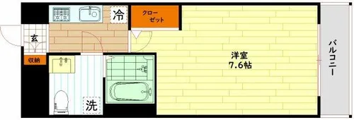 ARISTO扇町【2階】の間取り