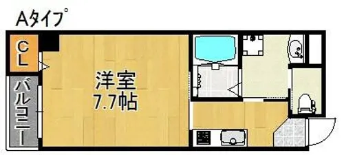 レクラン岸里東【5階】の間取り