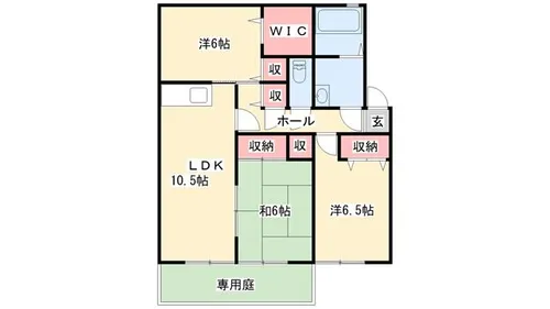 グレイスコート C棟【C202号室】の間取り