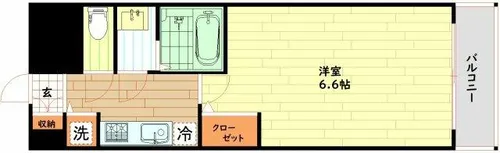 プレサンス梅田北オール【3階】の間取り