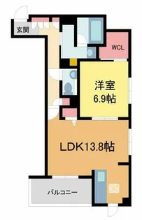 ベル エ ロンプラージュ【1階】の間取り
