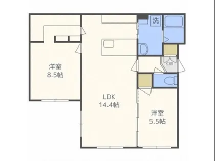 RESIDENCE SAPPORO KOULU【2階】の間取り