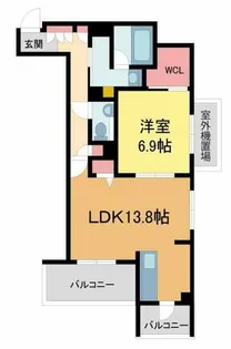 ベル エ ロンプラージュ【4階】の間取り