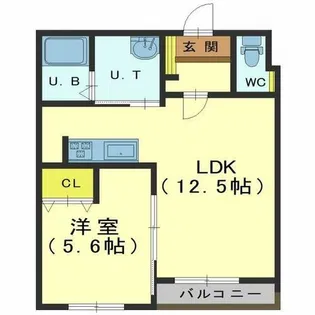 Casa Cuore カーサクオーレ【302号室】の間取り