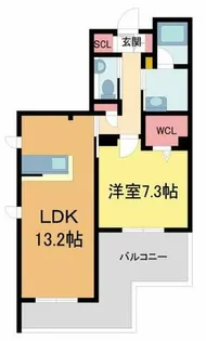 ベル エ ロンプラージュ【306号室】の間取り