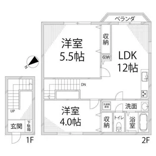 ラフィネ・ロジュマン【B203号室】の間取り