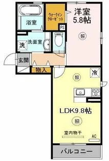 SPIDER【1階】の間取り