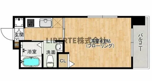 アソシアグロッツォ平尾駅前【10階】の間取り