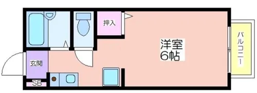 ドミール小野原【2階】の間取り