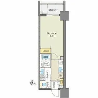 グランドゥール瑞穂通【5階】の間取り