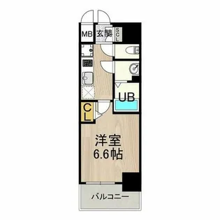 メルディア大正D.C.【12階】の間取り