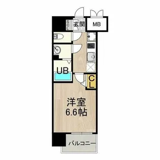 メルディア大正D.C.【15階】の間取り