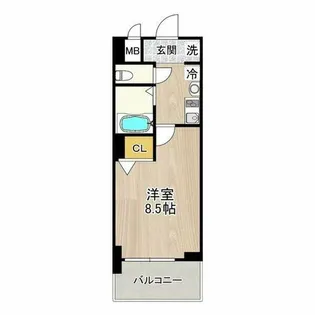 フェニックス日本橋高津【5階】の間取り