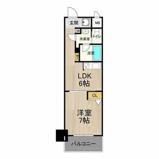 フェニックス日本橋高津【7階】の間取り