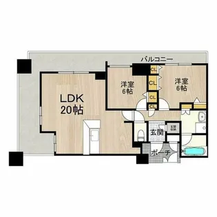 フェニックス日本橋高津【10階】の間取り