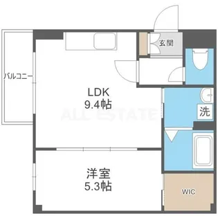 大阪府東大阪市長堂1丁目【マンション】の間取り