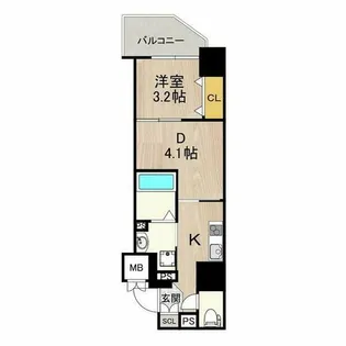 ArtizA新大阪D.C.【12階】の間取り