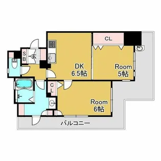 兵庫県神戸市長田区若松町3丁目【マンション】の間取り