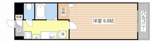 My-ly-ane【503号室】の間取り