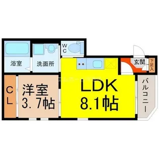 ボヌール金山【3階】の間取り