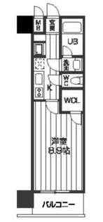 レジディア京町堀【5階】の間取り