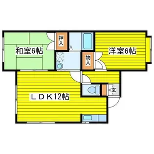 コール・イン・ハピネスⅣ【1階】の間取り