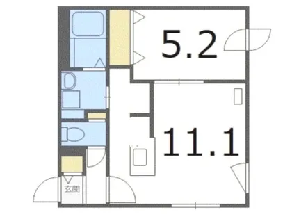 北海道札幌市西区発寒六条5丁目【マンション】の間取り