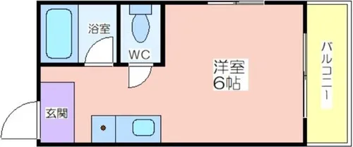 ハイツちとう【4階】の間取り