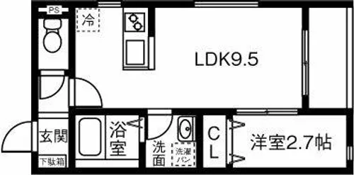 La Blanche【2階】の間取り