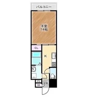 大阪府堺市北区中百舌鳥町5丁【マンション】の間取り