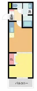 ALEGRIA逆瀬川【3階】の間取り