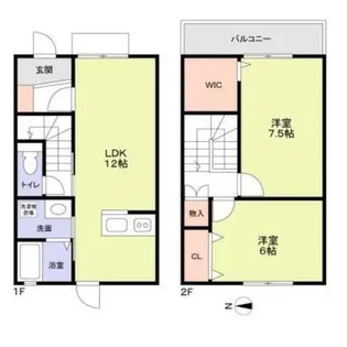 フォレスト・メゾン【1階】の間取り