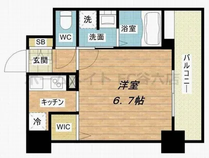 ララプレイスザ・京橋ステラ【2階】の間取り