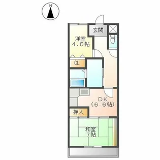 コーポラスエムケー【201号室】の間取り