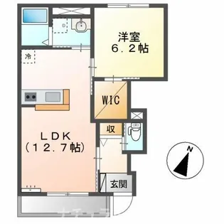 サン・ヒーリング【1階】の間取り