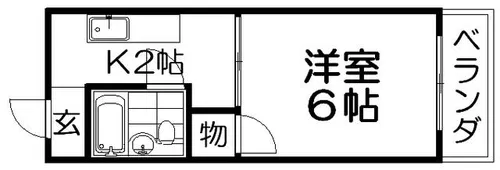 アルビラージュ【4階】の間取り