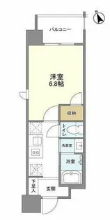 リビオメゾン西天満【12階】の間取り