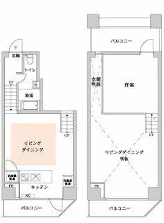 ベルニーニ南森町【7階】の間取り