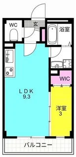 ルクス西宮北口【202号室】の間取り