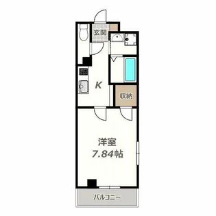 グランツあびこEAST【201号室】の間取り