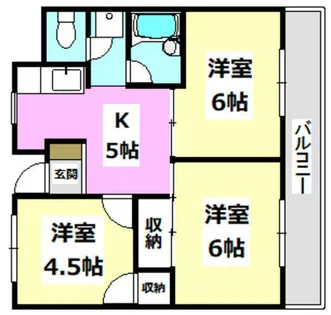 ピースフルハウス【1階】の間取り
